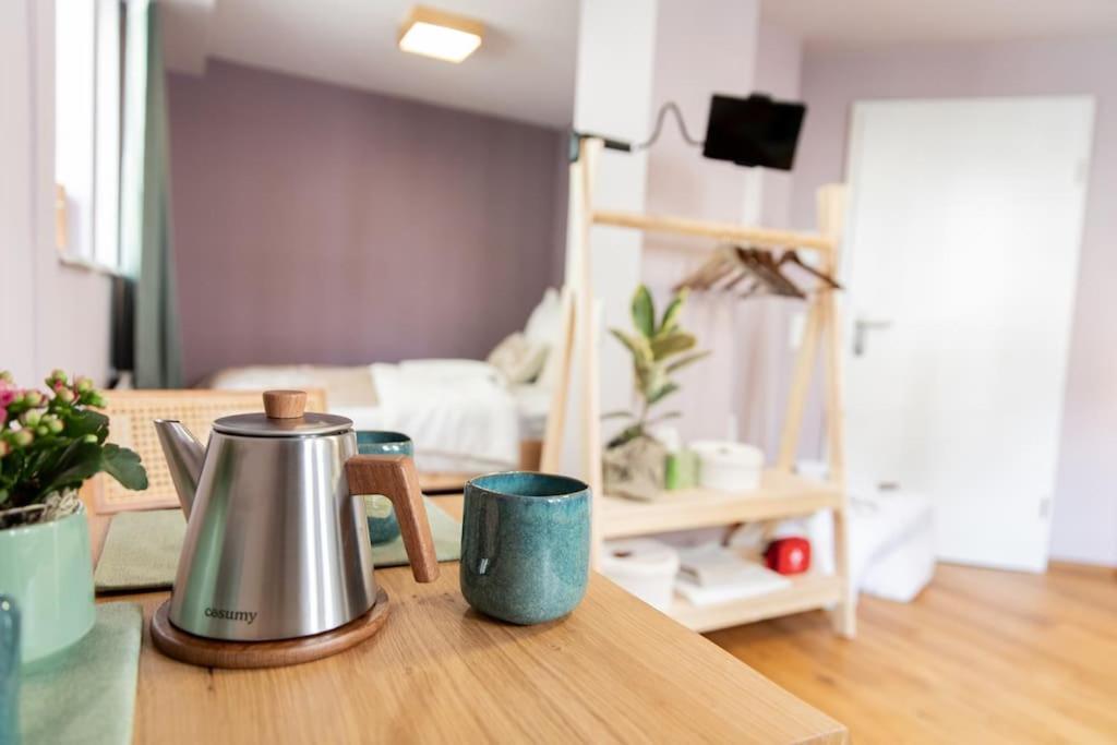 Altstadt Apartment Am Dom Wetzlar, 1 Zi, Kueche, Bad Mit Parkplatz Am Grundstueck 外观 照片