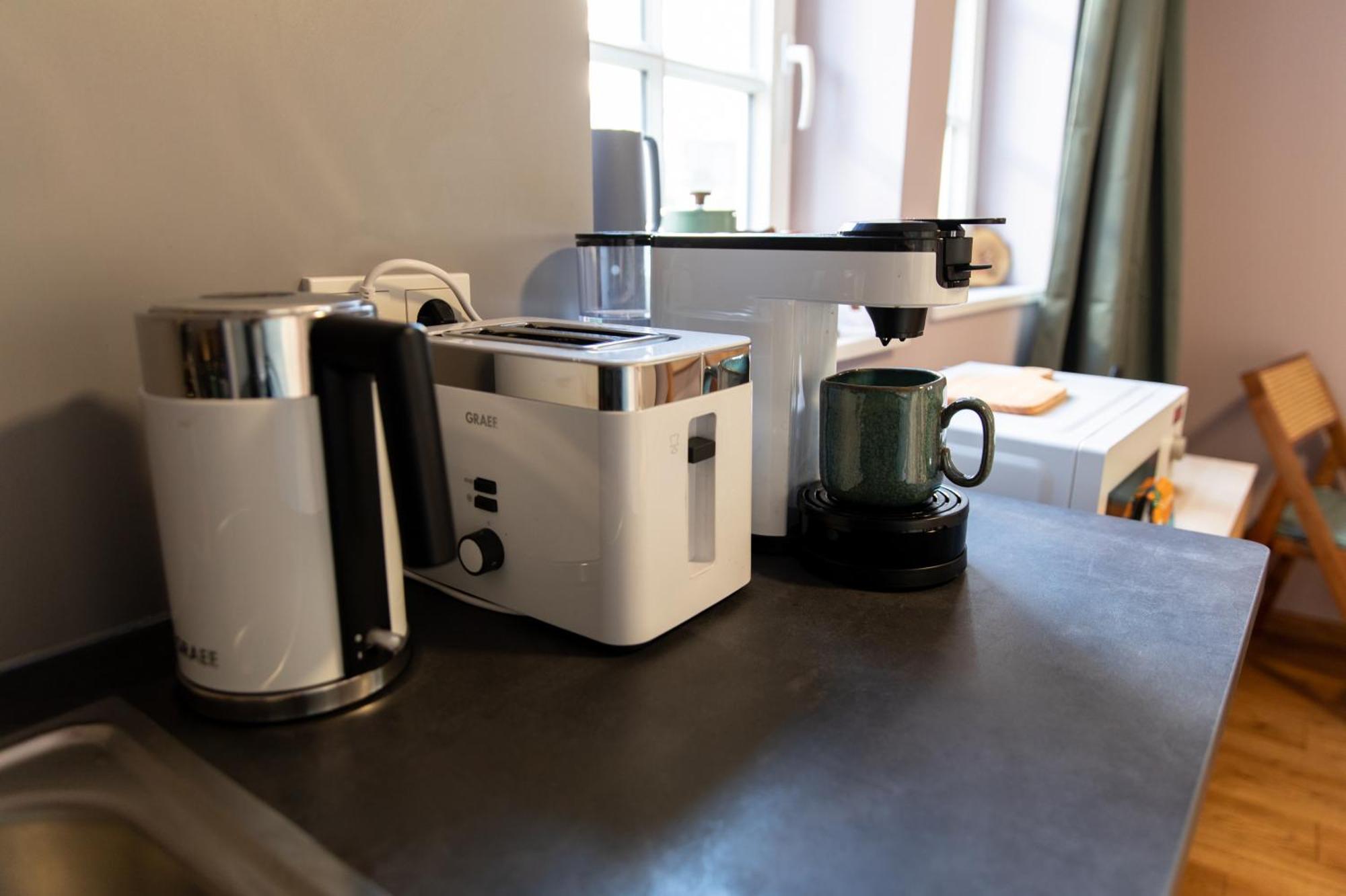 Altstadt Apartment Am Dom Wetzlar, 1 Zi, Kueche, Bad Mit Parkplatz Am Grundstueck 外观 照片