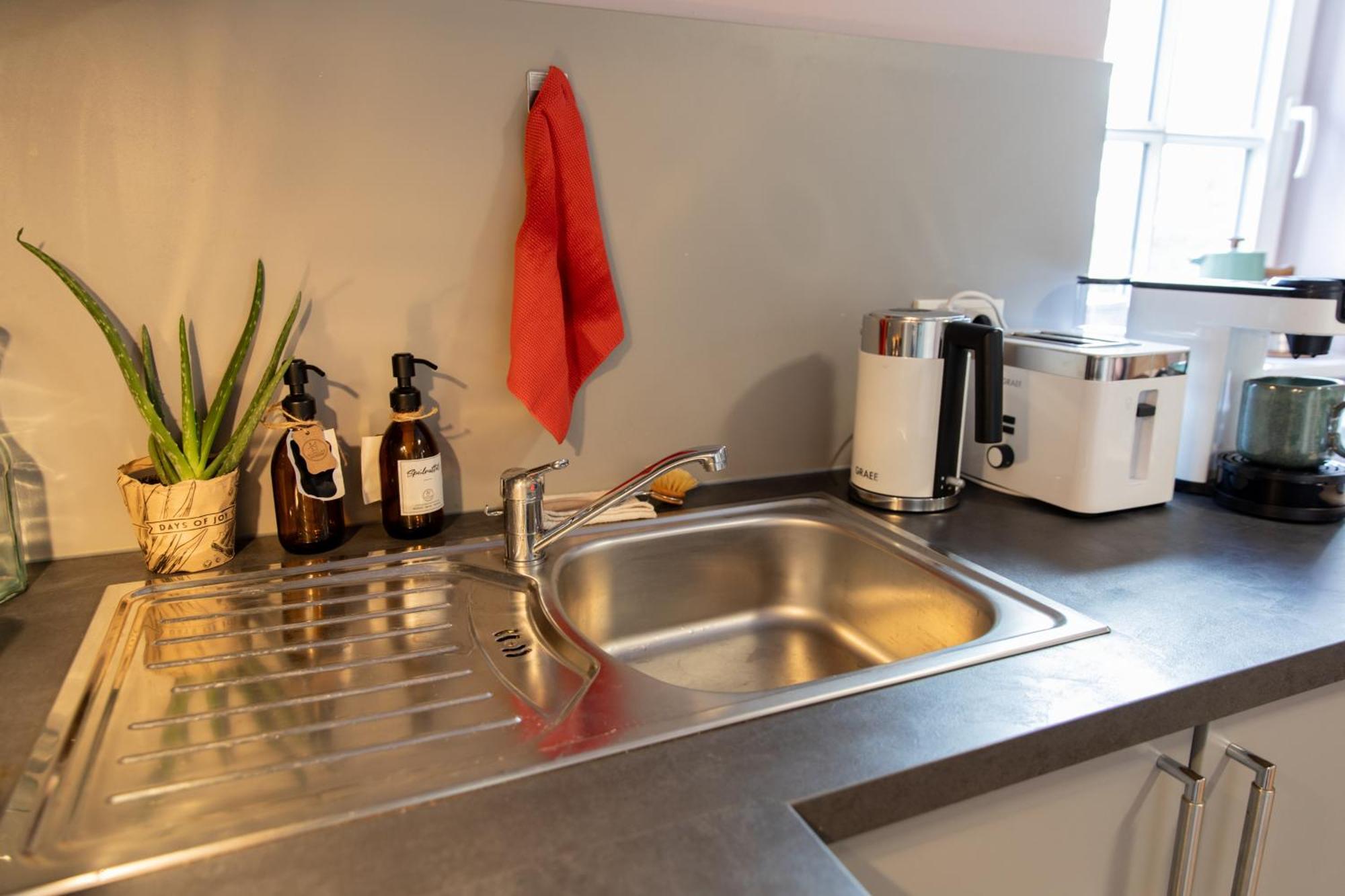 Altstadt Apartment Am Dom Wetzlar, 1 Zi, Kueche, Bad Mit Parkplatz Am Grundstueck 外观 照片