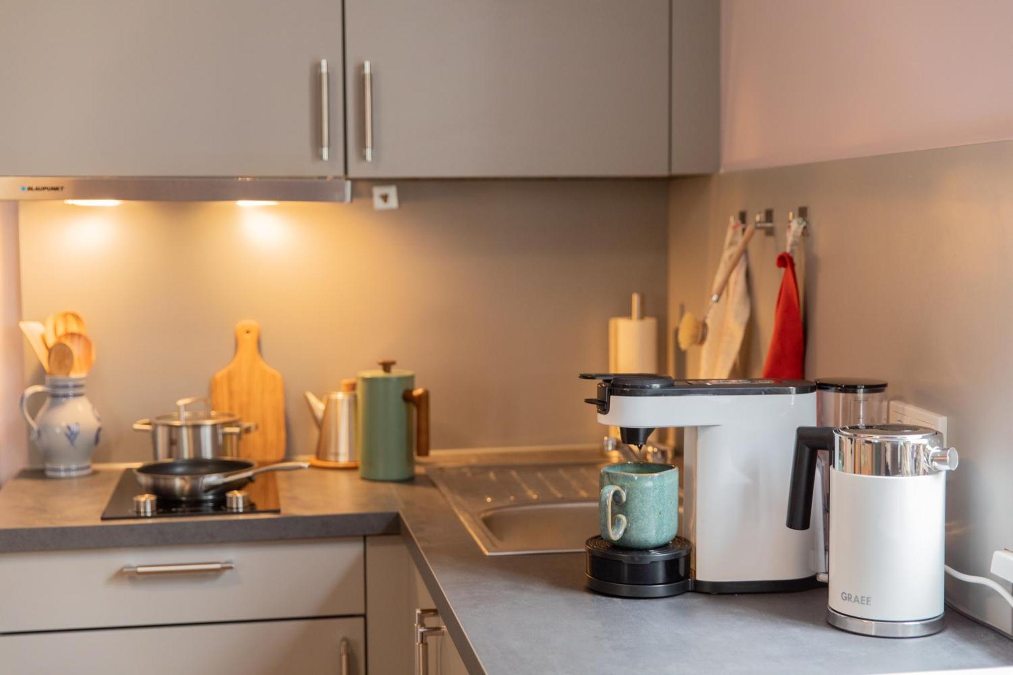 Altstadt Apartment Am Dom Wetzlar, 1 Zi, Kueche, Bad Mit Parkplatz Am Grundstueck 外观 照片